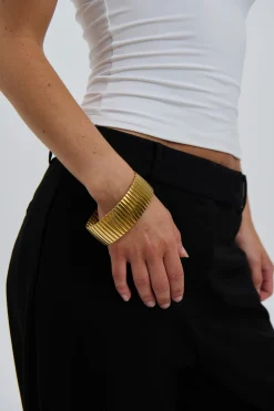 Katrina Bracelet Thick 18K Gold Plated